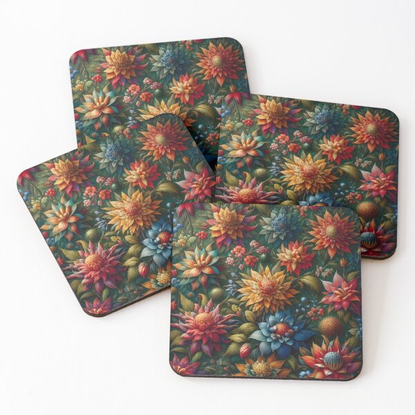 Item preview, Midnight Garden Starburst Blooms designed and sold by Apex Designs.