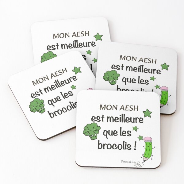 Item preview, My AESH is better than broccoli – funny gift idea to thank my child's AESH designed and sold by Pennie & cie.