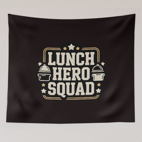 Item preview, School Lunch Hero Crew – Lunch Hero Squad Appreciation Apparel designed and sold by Redgiant87x.