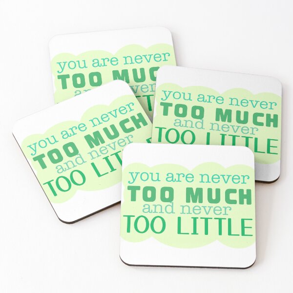 Item preview, Never too much, never too little  designed and sold by oops-ink.