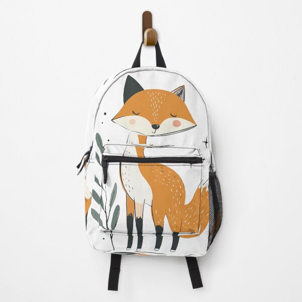 Item preview, Minimalist Cute Sleepy Red Fox Woodland Wall Art designed and sold by BestChoiceService.
