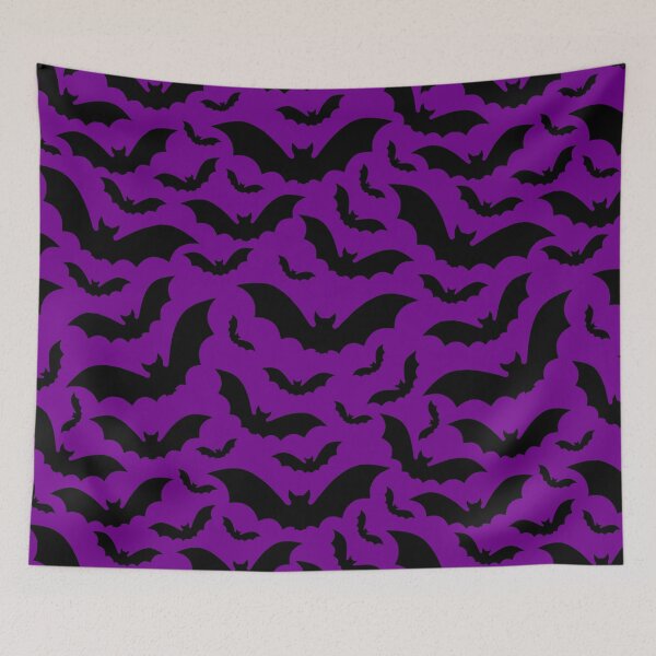 Item preview, purple halloween vampire bats gothic designed and sold by Gossip Rag.