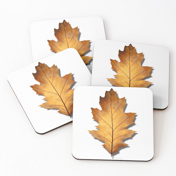 Item preview, Fall Autumn Burnt Orange Oak Leaf Botanical Nature Art designed and sold by Sharon Cummings Art.