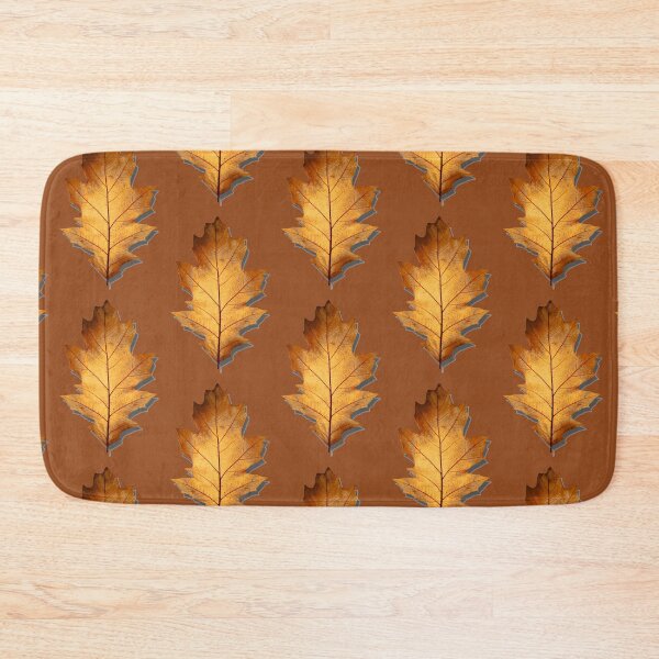 Item preview, Fall Autumn Burnt Orange Oak Leaf Botanical Nature Art designed and sold by Sharon Cummings Art.