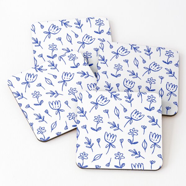 Item preview, blue flowers designed and sold by haneen15.