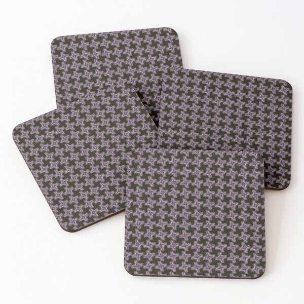 Item preview, Futuristic Purple Grid Seamless Geometric Design designed and sold by IntelliMindDesigns.