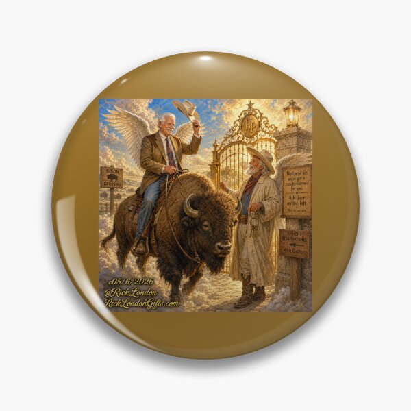 Item preview, Heaven’s Ranch Check‑In — St. Pete’s Western Welcome designed and sold by Rick London Gifts.