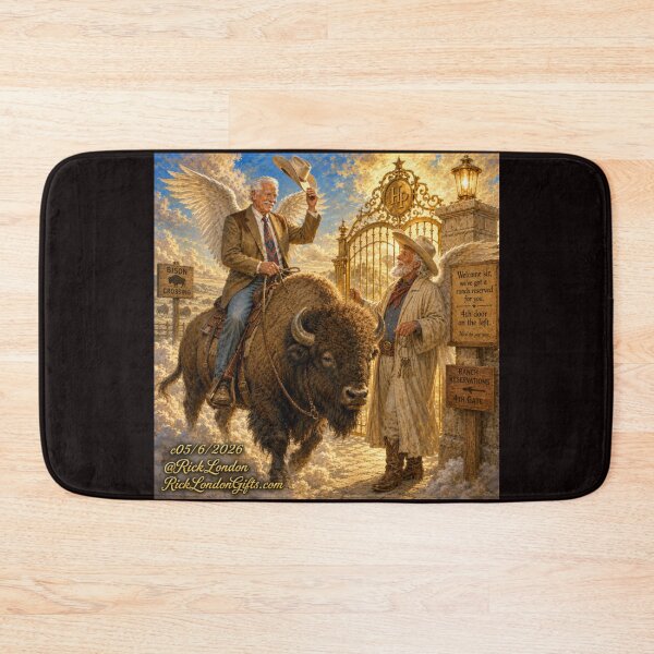 Item preview, Heaven’s Ranch Check‑In — St. Pete’s Western Welcome designed and sold by Rick London Gifts.