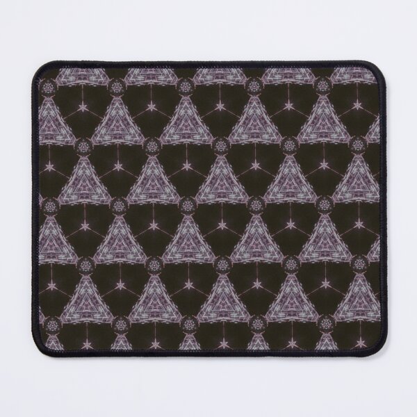 Item preview, Neon Triangle Kaleidoscope Seamless Pattern designed and sold by IntelliMindDesigns.