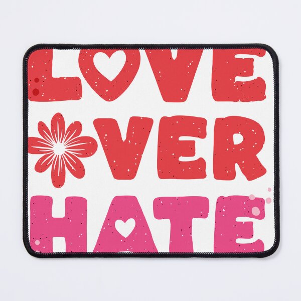 Item preview, Love Over Hate – Bold Handwritten Message of Kindness designed and sold by ryanstevenw.