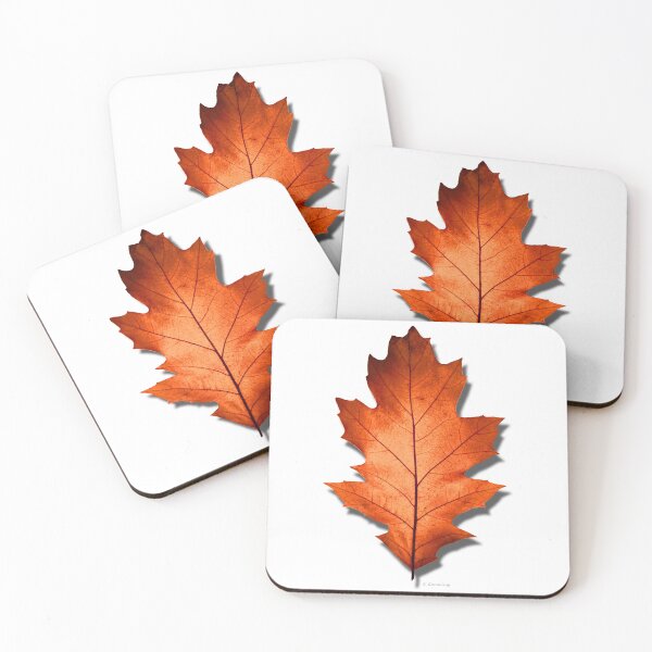 Item preview, Fall Autumn Red Northern Oak Leaf Botanical Nature Art designed and sold by Sharon Cummings Art.