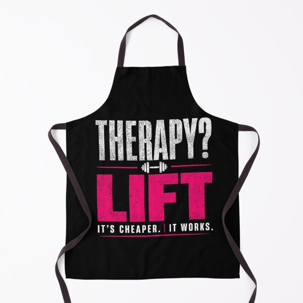 Item preview, Therapy? Lift Gym Motivation Shirt designed and sold by StoryInCode.