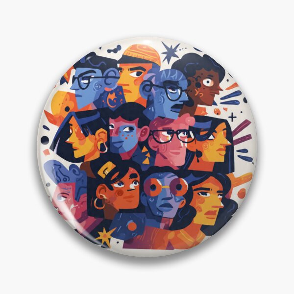 Artikelvorschau, Collage-Gesichter entworfen und verkauft von AwesomeDigiShop.