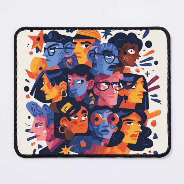 Item preview, Collage de rostros designed and sold by AwesomeDigiShop.