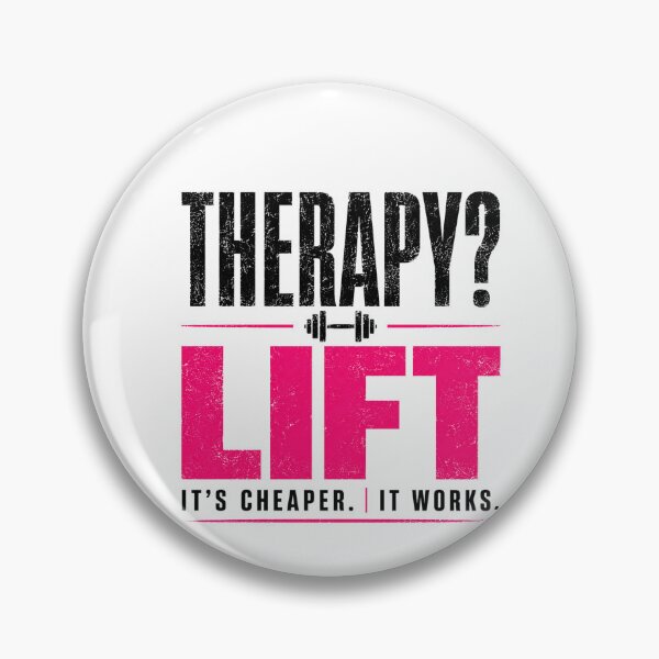 Item preview,  Therapy? Lift Gym Motivation Shirt designed and sold by StoryInCode.