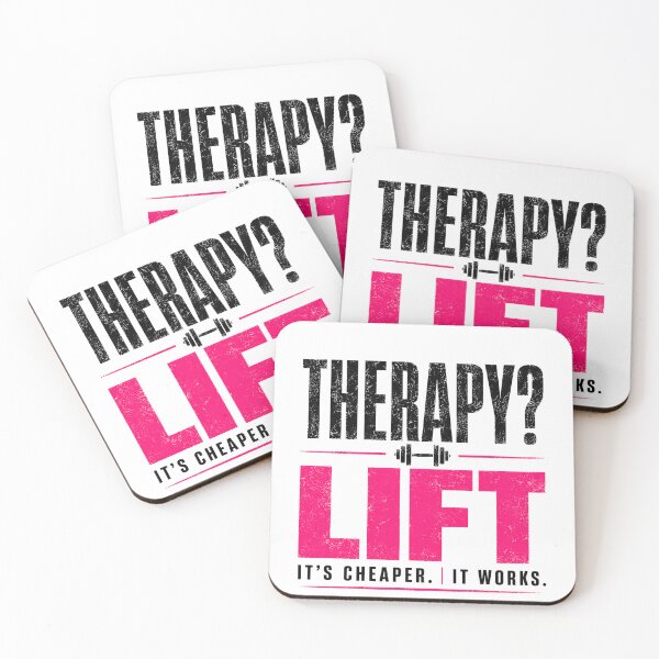 Item preview,  Therapy? Lift Gym Motivation Shirt designed and sold by StoryInCode.