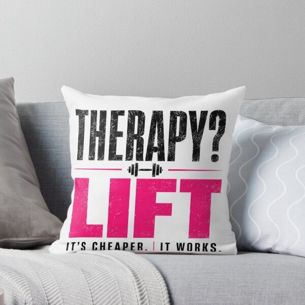 Item preview,  Therapy? Lift Gym Motivation Shirt designed and sold by StoryInCode.