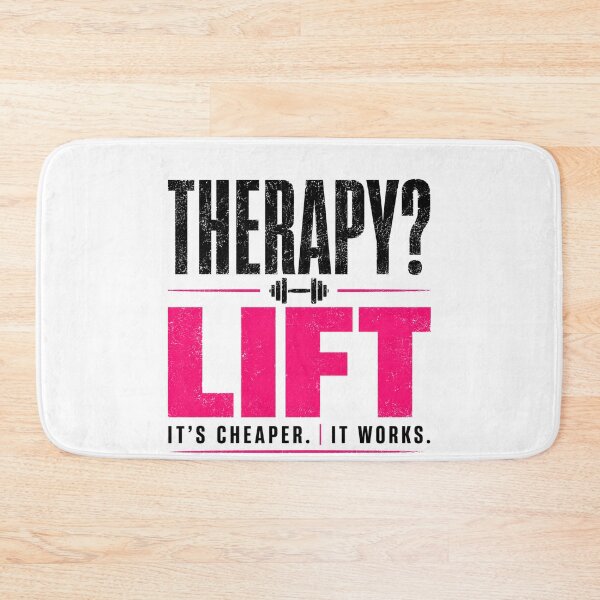 Item preview,  Therapy? Lift Gym Motivation Shirt designed and sold by StoryInCode.