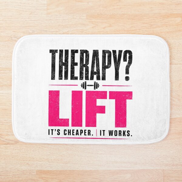Item preview,  Therapy? Lift Gym Motivation Shirt designed and sold by StoryInCode.