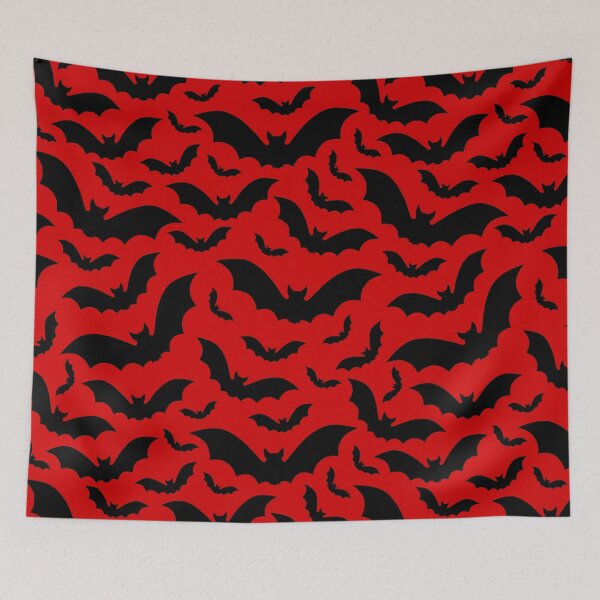 Item preview, red halloween vampire bats gothic designed and sold by Gossip Rag.