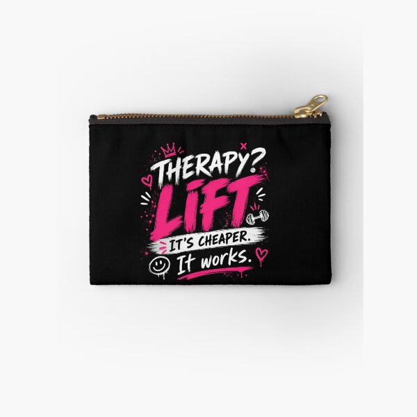 Item preview, Therapy? Lift Funny Gym Meme Shirt designed and sold by StoryInCode.