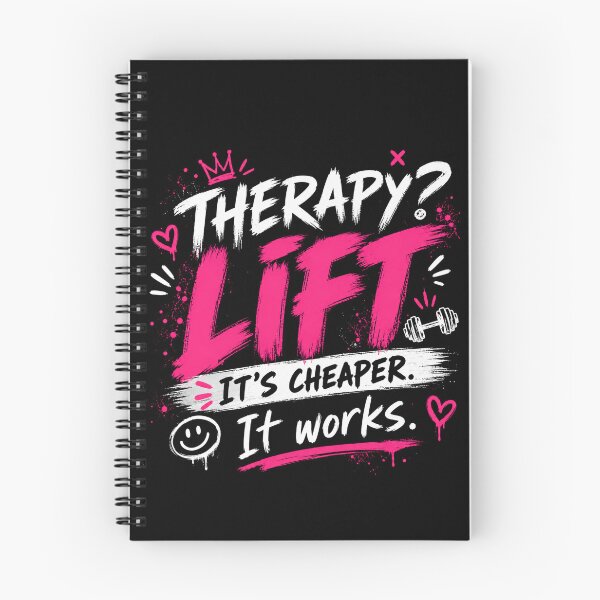 Item preview, Therapy? Lift Funny Gym Meme Shirt designed and sold by StoryInCode.