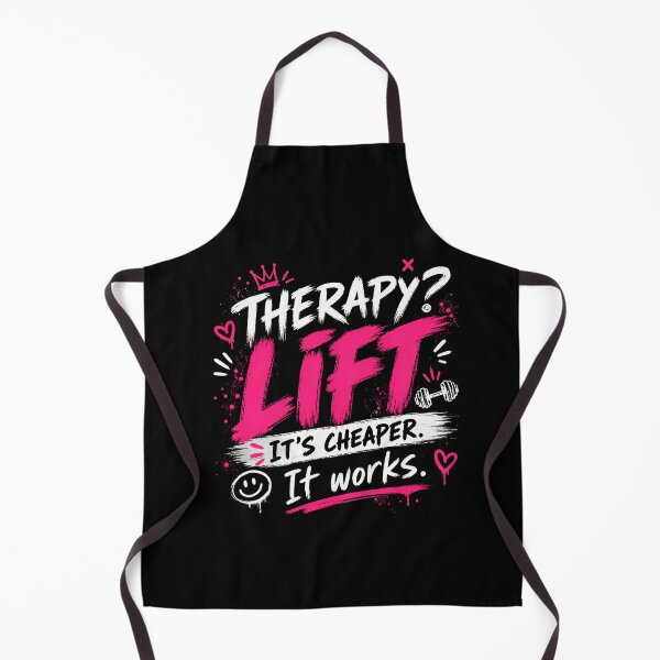 Item preview, Therapy? Lift Funny Gym Meme Shirt designed and sold by StoryInCode.