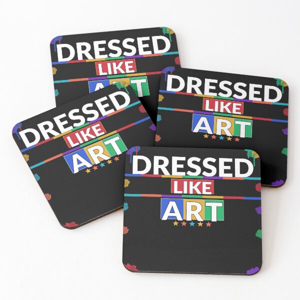 Item preview, Dressed Like Art T-Shirt | Wearable Art Fashion Tee | Art Lover Gift Shirt designed and sold by Daily Mood Tees.