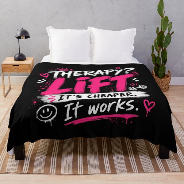 Item preview, Therapy? Lift Funny Gym Meme Shirt designed and sold by StoryInCode.