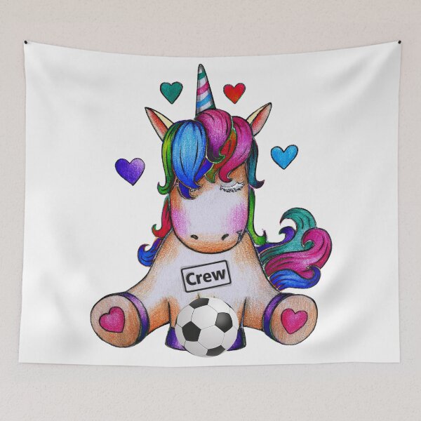 Item preview, Unicorn Rainbow Crew Football designed and sold by MT-Wunderland .