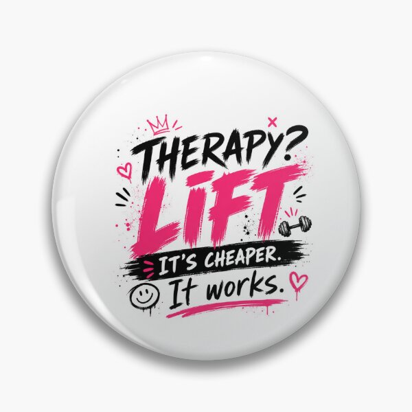 Item preview, Therapy? Lift Funny Gym Meme Shirt designed and sold by StoryInCode.