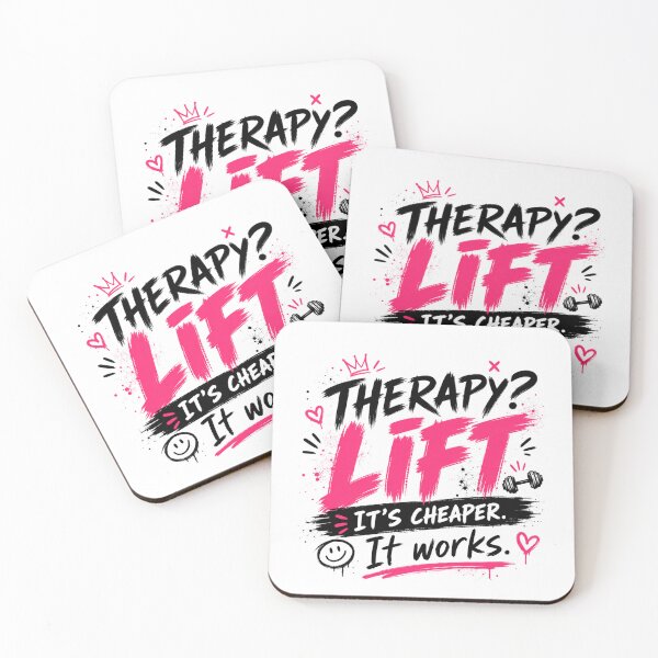 Item preview, Therapy? Lift Funny Gym Meme Shirt designed and sold by StoryInCode.