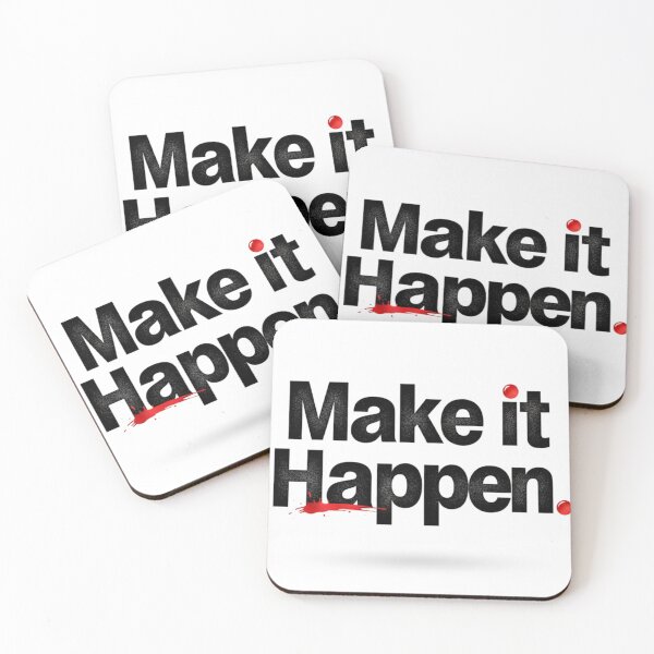 Item preview, Make It Happen — Motivational Poster Print  designed and sold by Makeit-likeit.