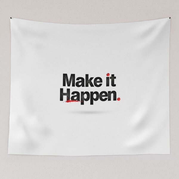 Item preview, Make It Happen — Motivational Poster Print  designed and sold by Makeit-likeit.