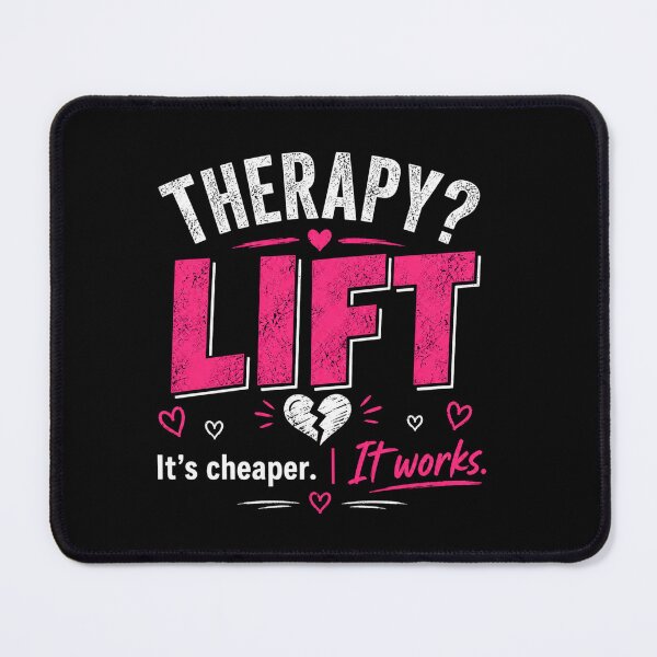 Item preview, Therapy? Lift Gym Girl Attitude Shirt designed and sold by StoryInCode.