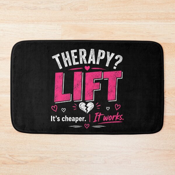Item preview, Therapy? Lift Gym Girl Attitude Shirt designed and sold by StoryInCode.