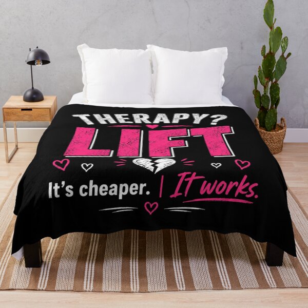 Item preview, Therapy? Lift Gym Girl Attitude Shirt designed and sold by StoryInCode.