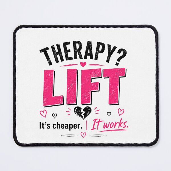 Item preview, Therapy? Lift Gym Girl Attitude Shirt designed and sold by StoryInCode.