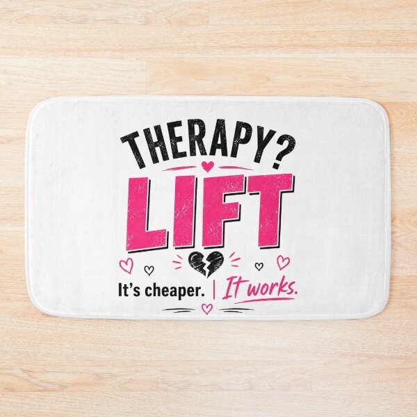 Item preview, Therapy? Lift Gym Girl Attitude Shirt designed and sold by StoryInCode.