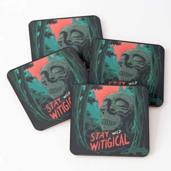 Item preview, Stay Wild Witigical Vintage Forest Witch Art designed and sold by MoonAndMossStudio.