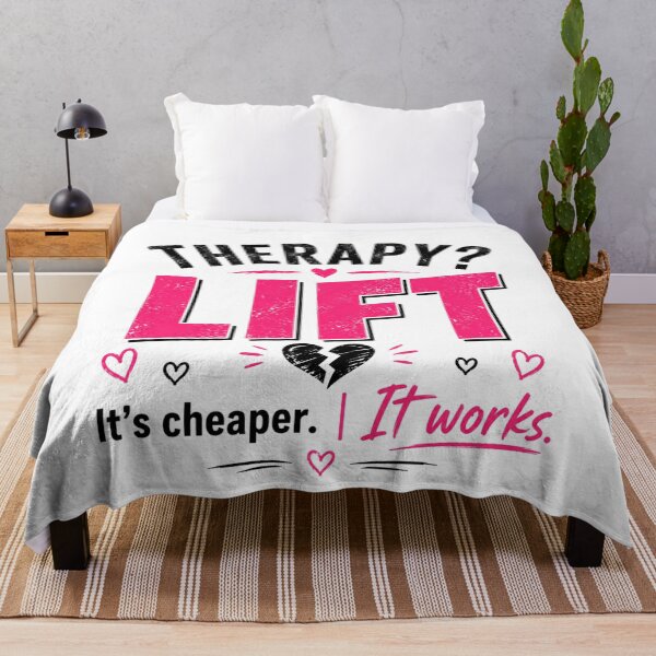 Item preview, Therapy? Lift Gym Girl Attitude Shirt designed and sold by StoryInCode.