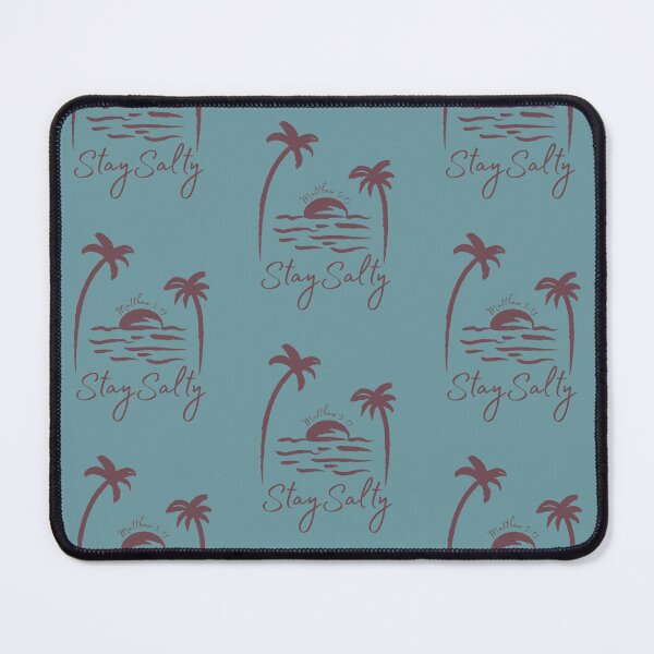 Item preview, Stay Salty Matthew 5 13 Bible Verse Christian Beach Lover Palm Tree Sun Waves designed and sold by Forevermore.