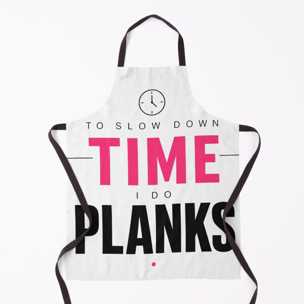 Item preview, To Slow Down Time I Do Planks Minimal Quote designed and sold by StoryInCode.