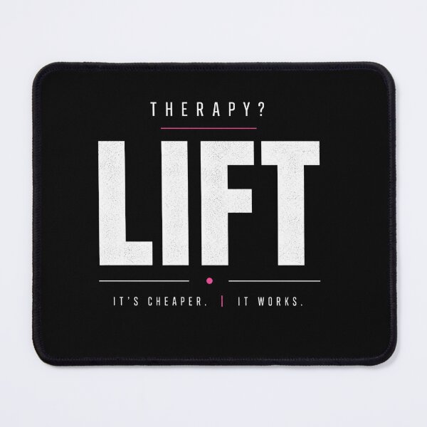 Item preview, Minimal Therapy Lift Fitness Shirt designed and sold by StoryInCode.