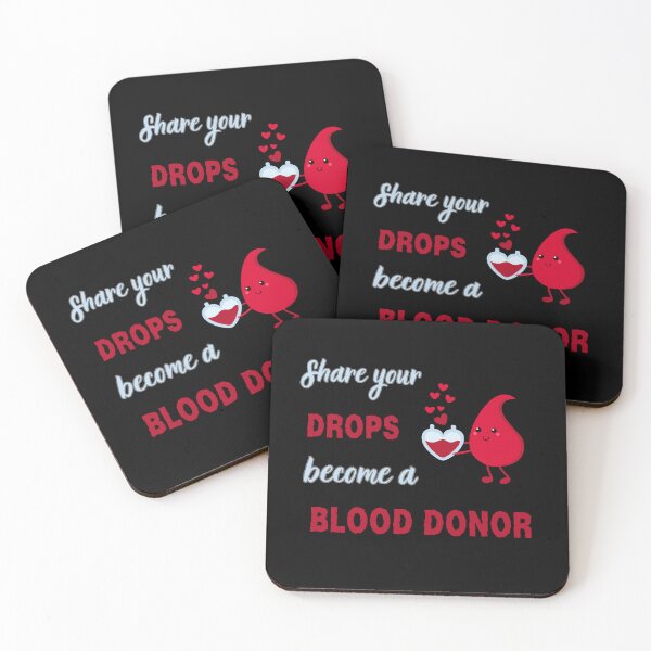 Item preview, 'Share Your Drops' - Cute Minimalistic Design for Blood Donors designed and sold by AtushaSpark.