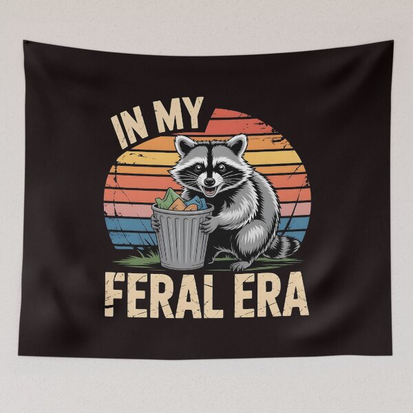 Item preview, In My Feral Era Raccoon – Raccoon Meme Forest Animal for Raccoon Lovers designed and sold by Redgiant87x.
