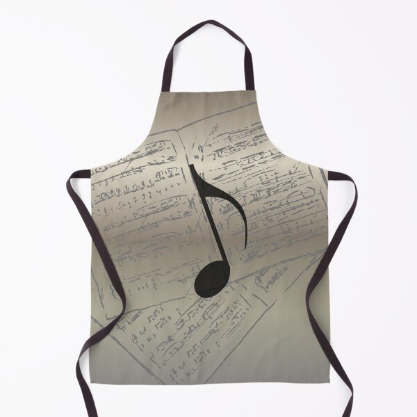 Item preview, Take Note Of Music Muted Gold Black Gray designed and sold by BrightrDayMusicArt.