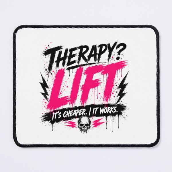 Item preview, Therapy? Lift Hardcore Gym Shirt designed and sold by StoryInCode.