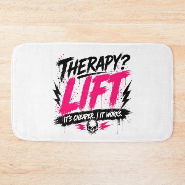 Item preview, Therapy? Lift Hardcore Gym Shirt designed and sold by StoryInCode.
