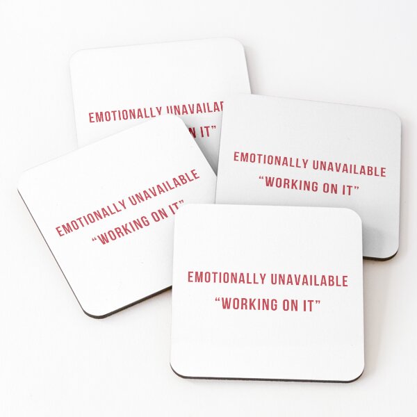 Item preview, Emotionally Unavailable Working On It Shirt | Therapy Humor | Mental Health | Funny Gift designed and sold by HippyTees.
